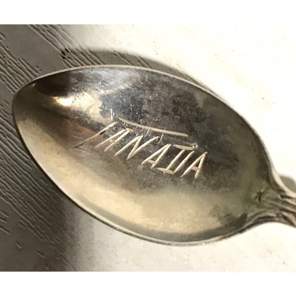 Sterling Silver Souvenir Spoon La Nouvelle Eglise Ste-Anne De Beaupre Canada - Picture 5 of 9